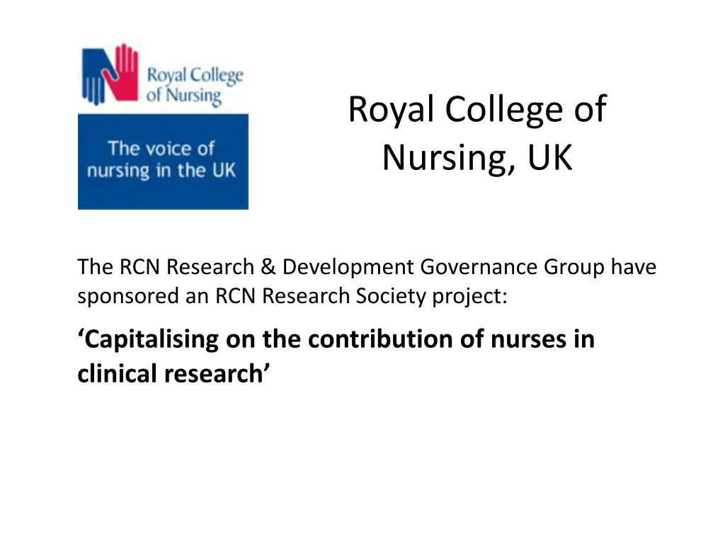 royal college of nursing uk