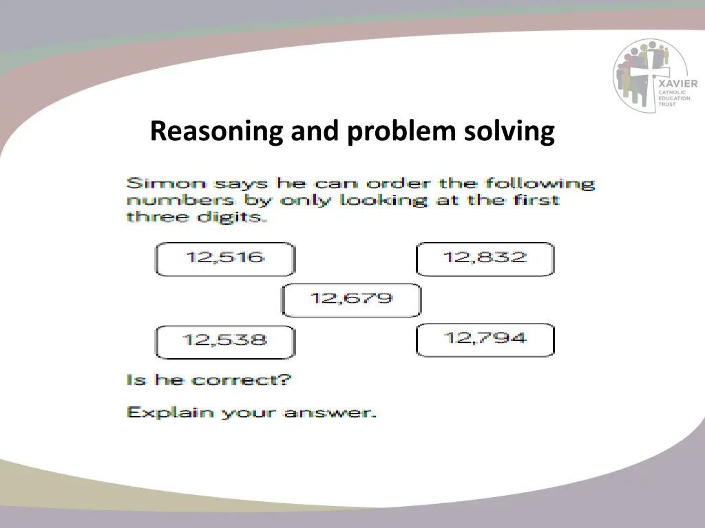 reasoning and problem solving 1