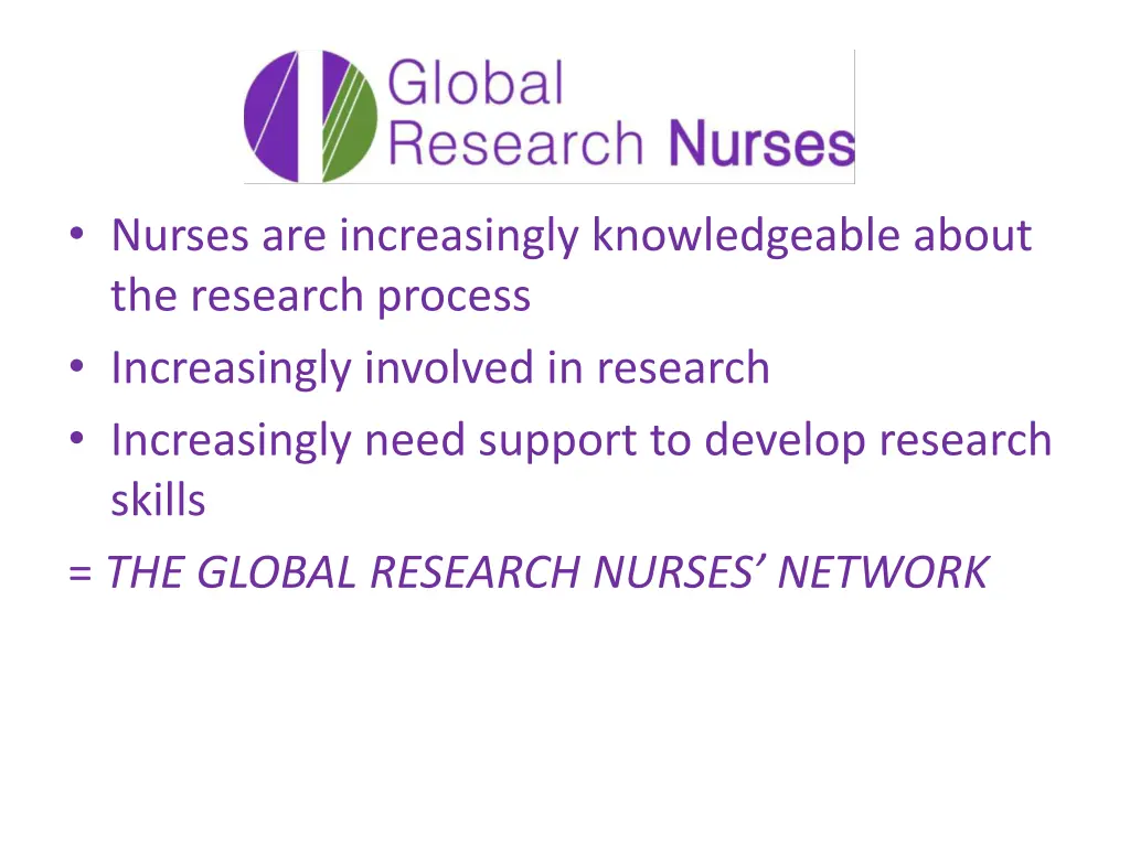 nurses are increasingly knowledgeable about