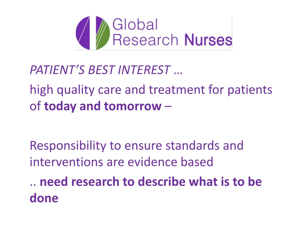 patient s best interest high quality care