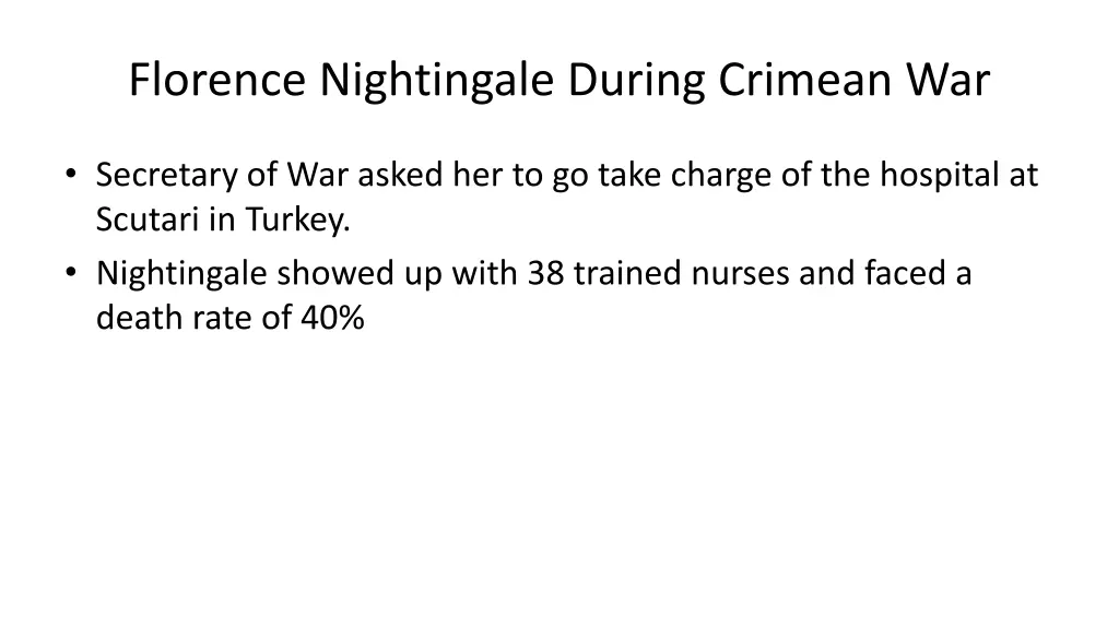 florence nightingale during crimean war