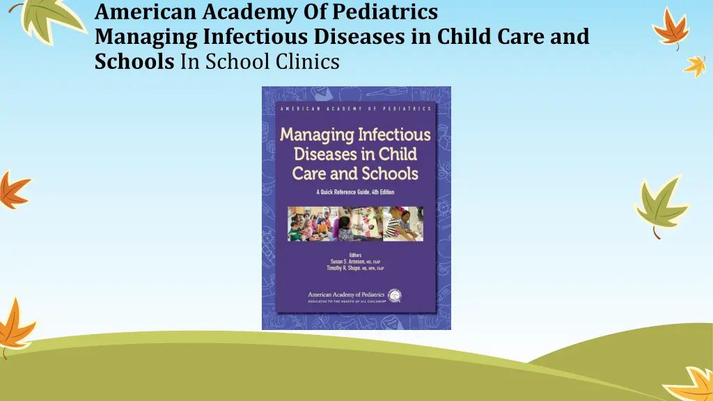 american academy of pediatrics managing