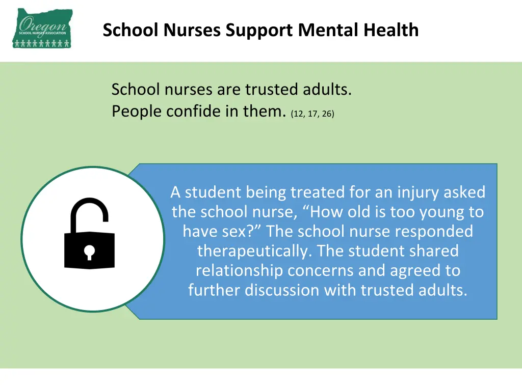 school nurses support mental health 5