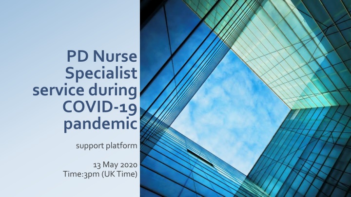 pd nurse specialist service during covid