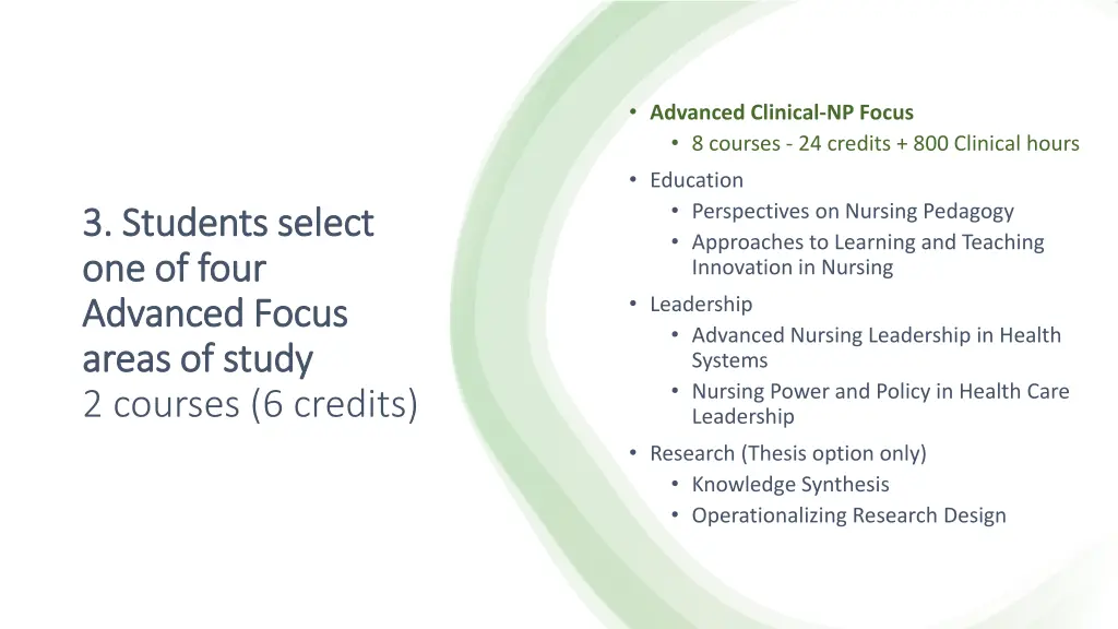 advanced clinical np focus 8 courses 24 credits