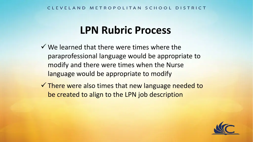 lpn rubric process 1