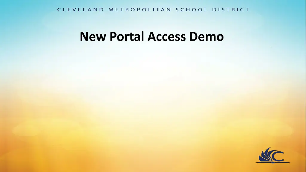 new portal access demo