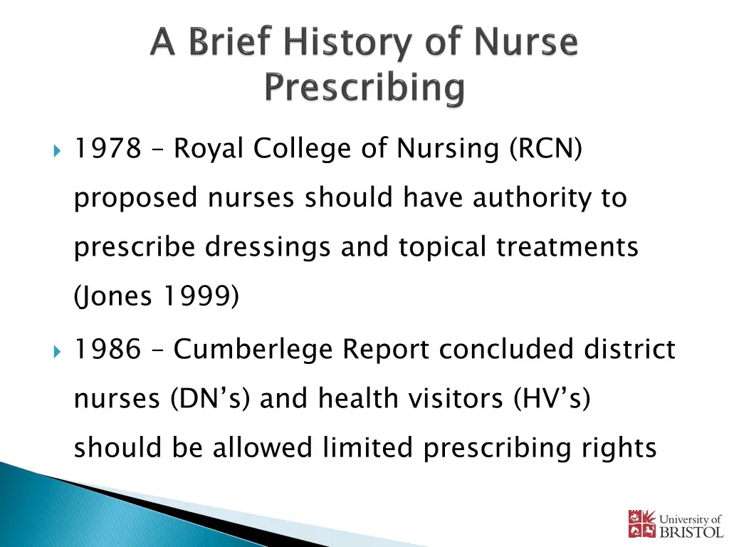 1978 royal college of nursing rcn proposed nurses