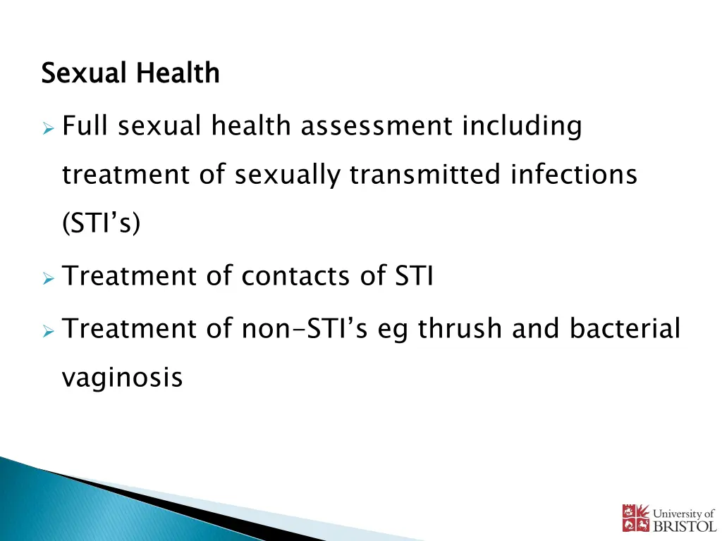 sexual health