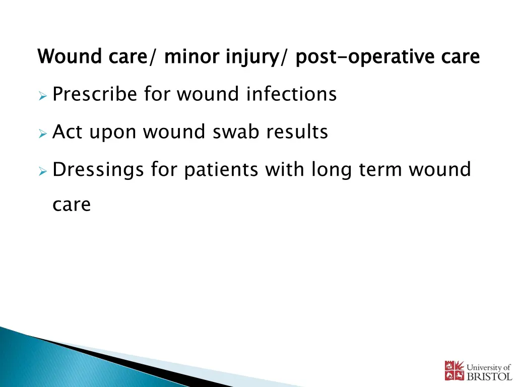 wound care minor injury post