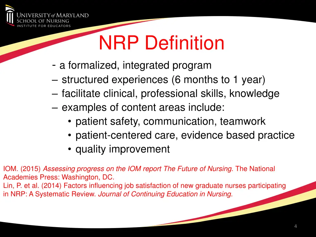 nrp definition