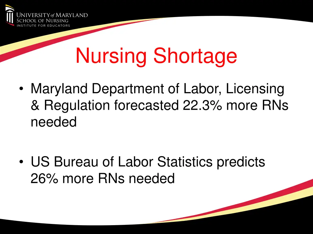 nursing shortage