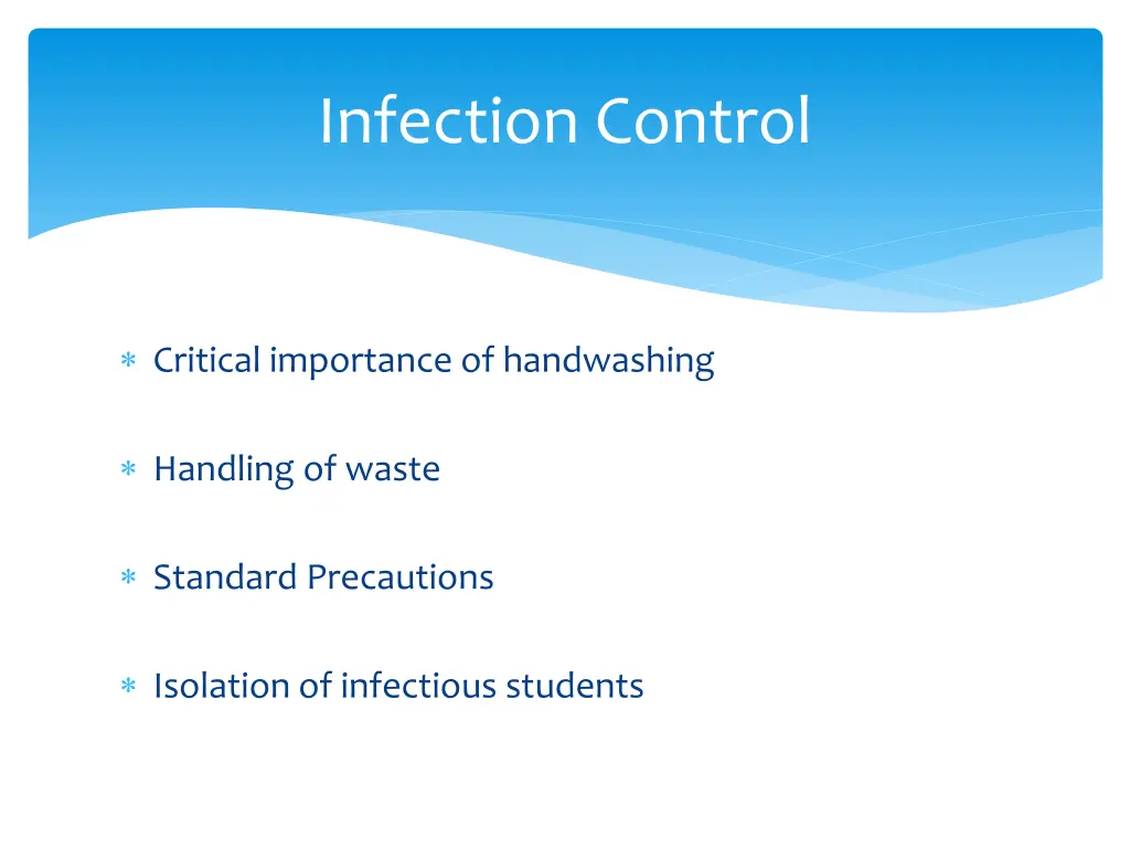 critical importance of handwashing