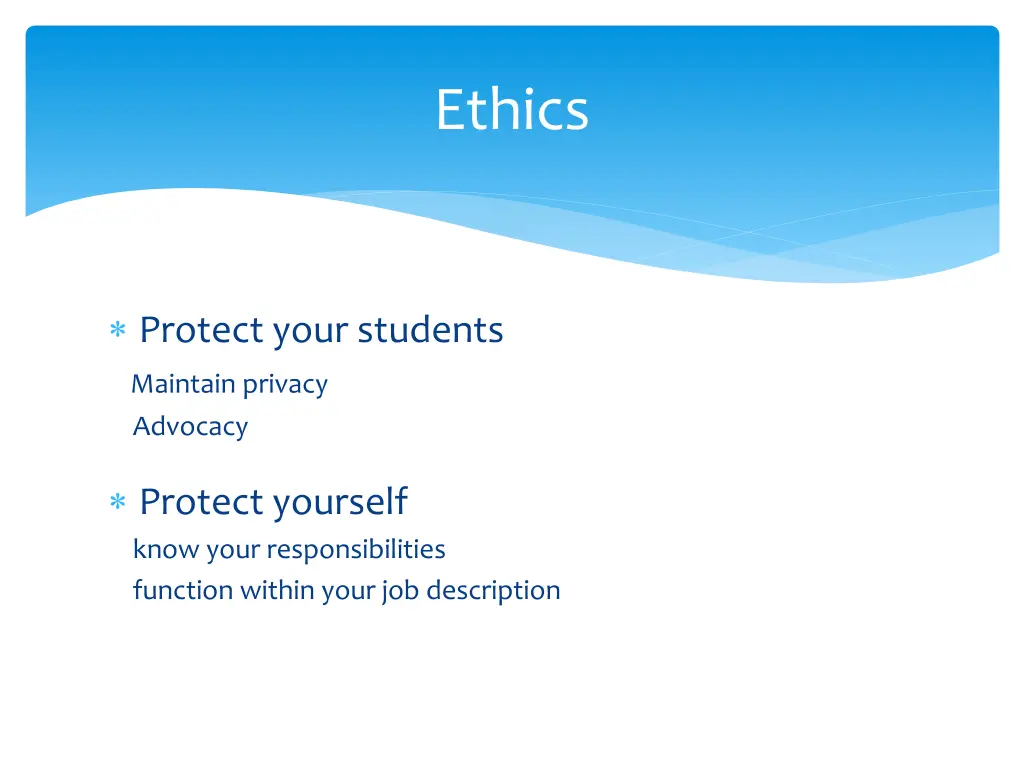 ethics