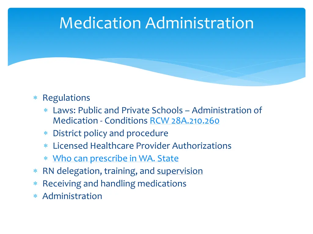 regulations laws public and private schools