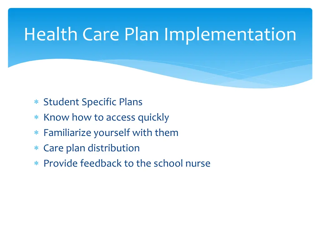 student specific plans know how to access quickly