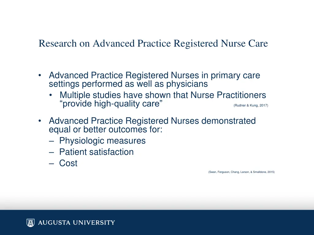 research on advanced practice registered nurse 1