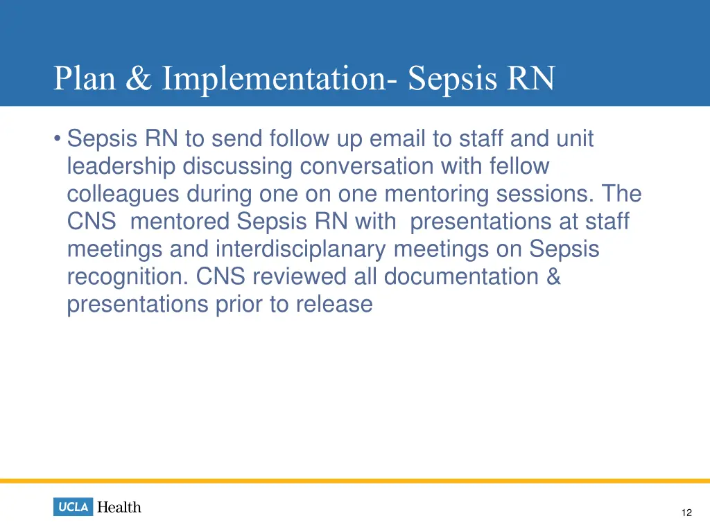 plan implementation sepsis rn 1