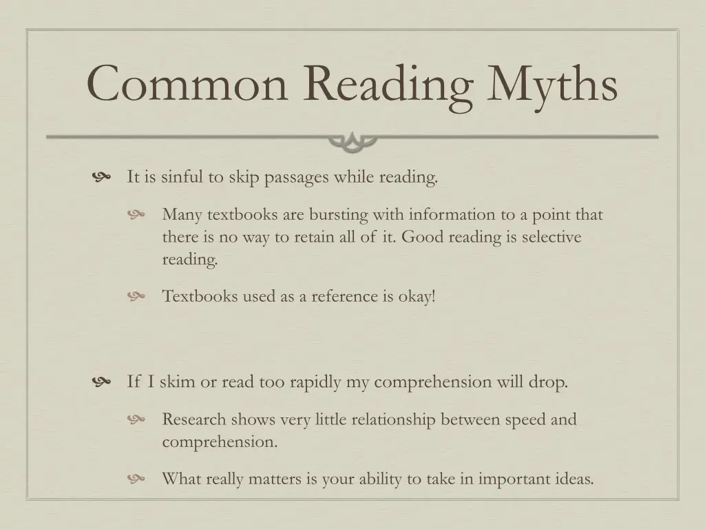 common reading myths 1