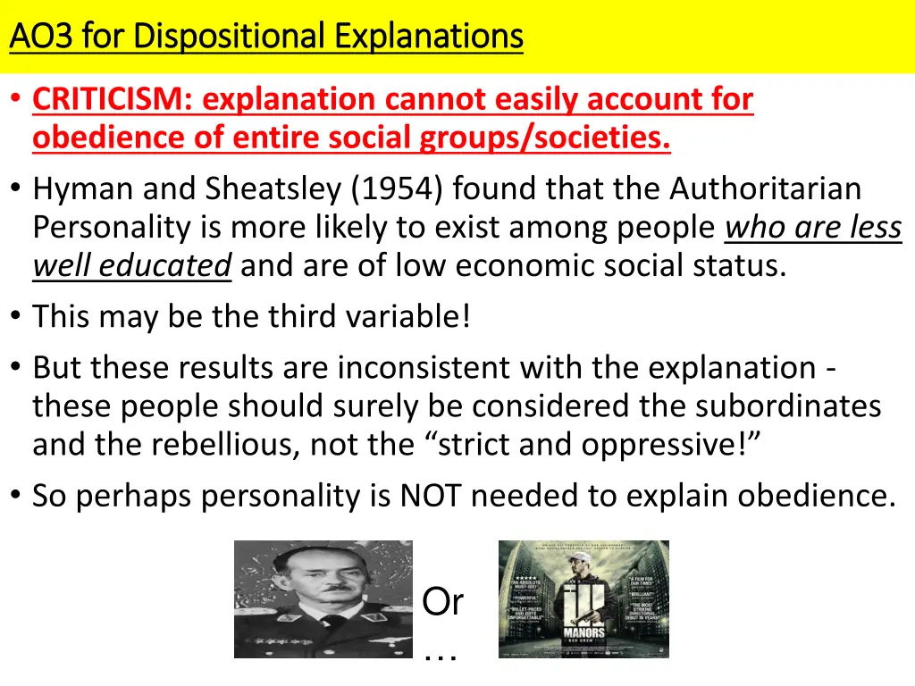 ao3 for dispositional explanations