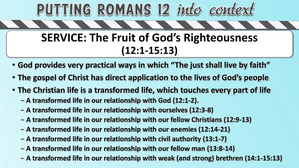 service the fruit of god s righteousness