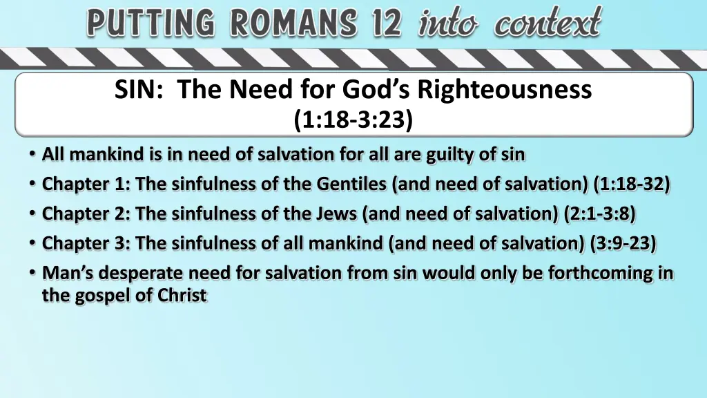 sin the need for god s righteousness