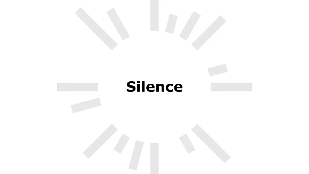 silence 1