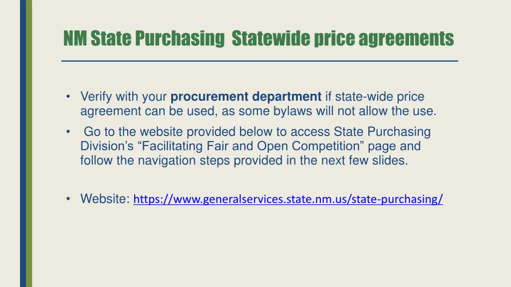 nm state purchasing statewide price agreements