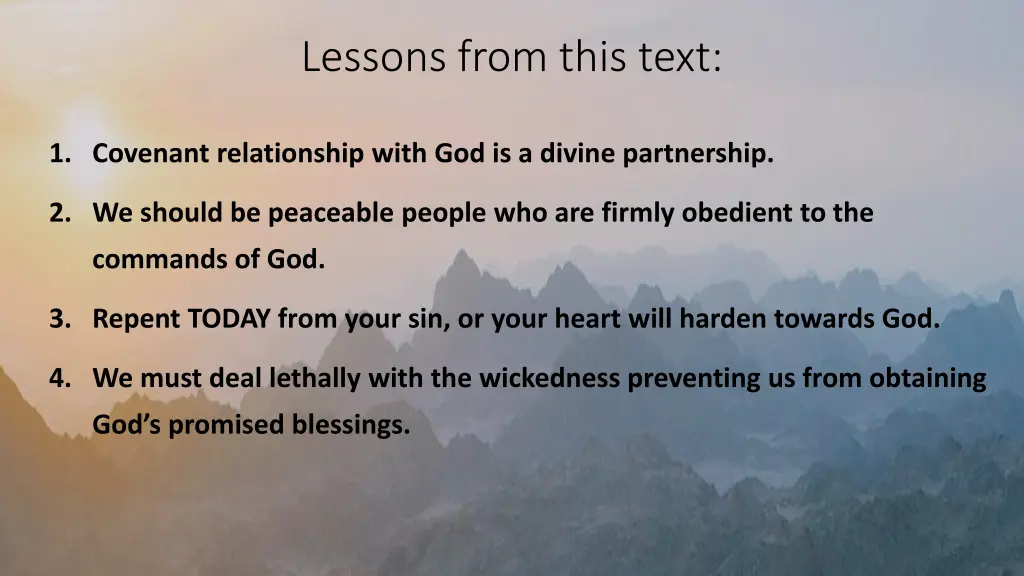 lessons from this text 10