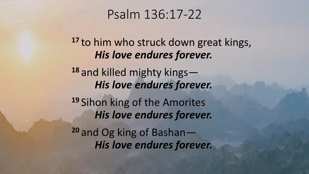 psalm 136 17 22