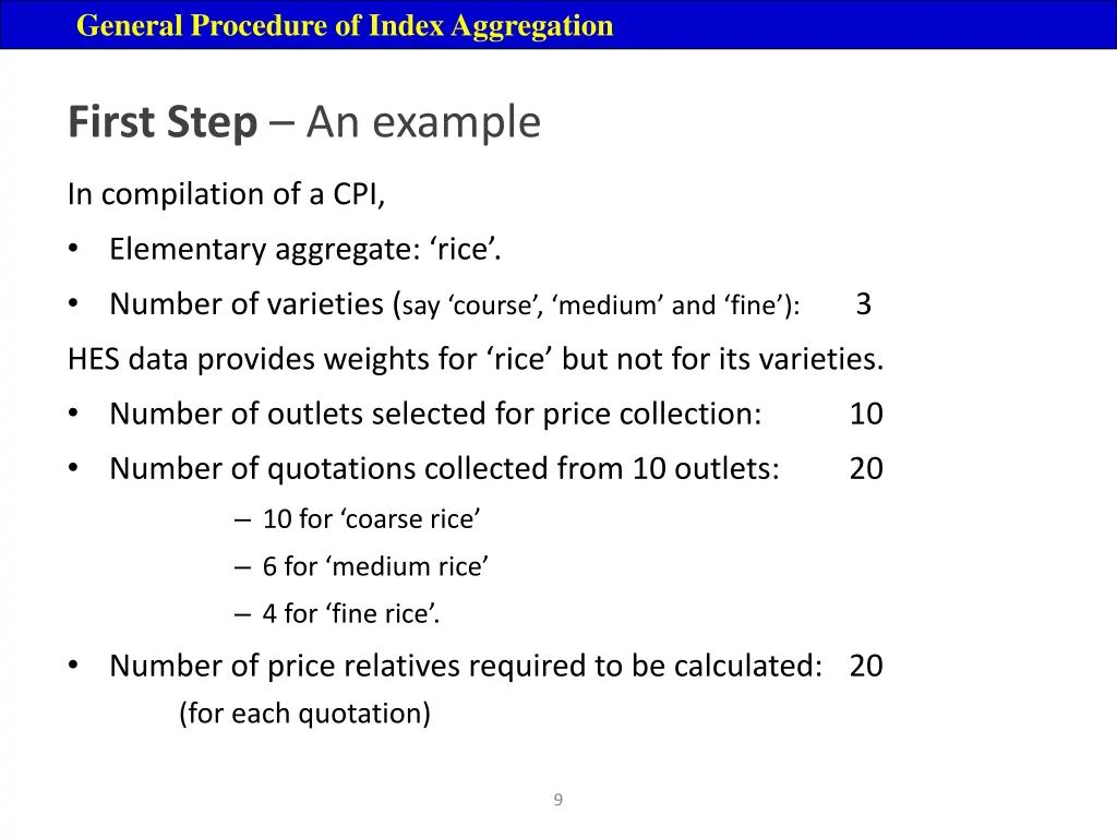 general procedure of index aggregation 6