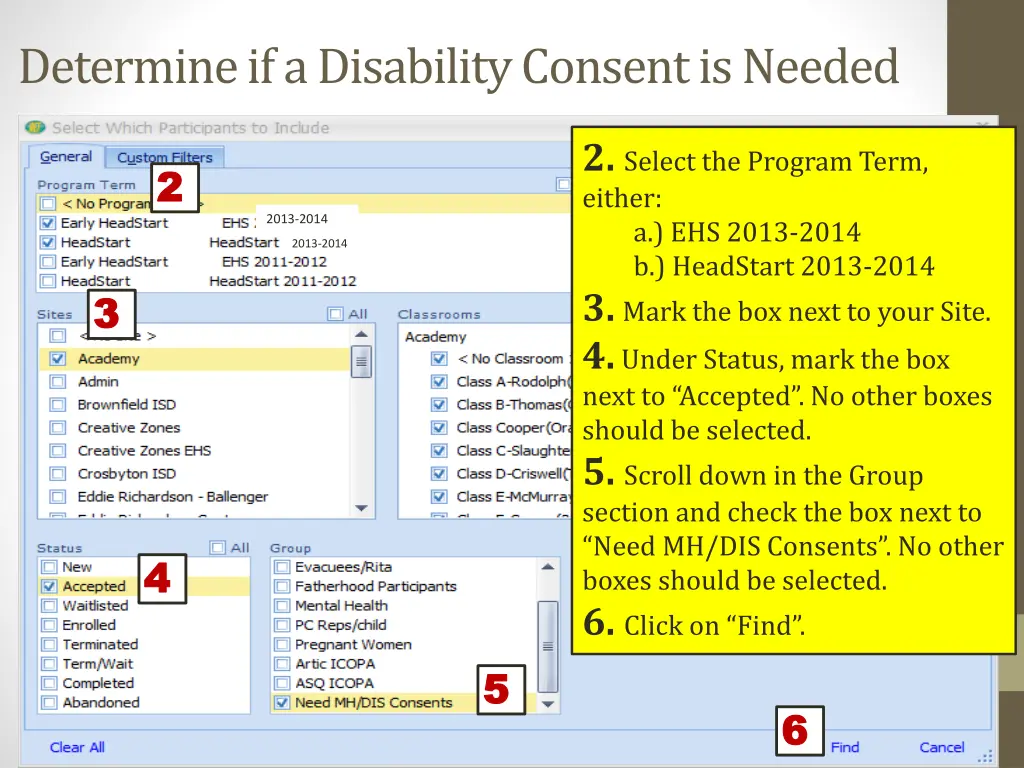 determine if a disability consent is needed 1