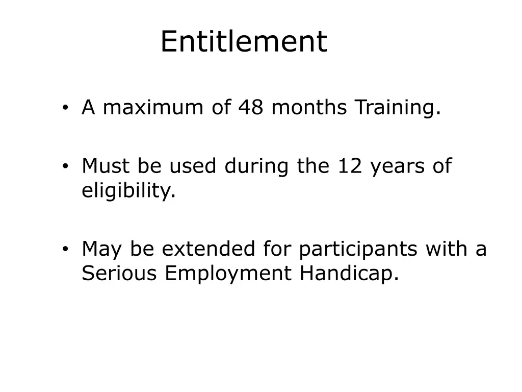 entitlement