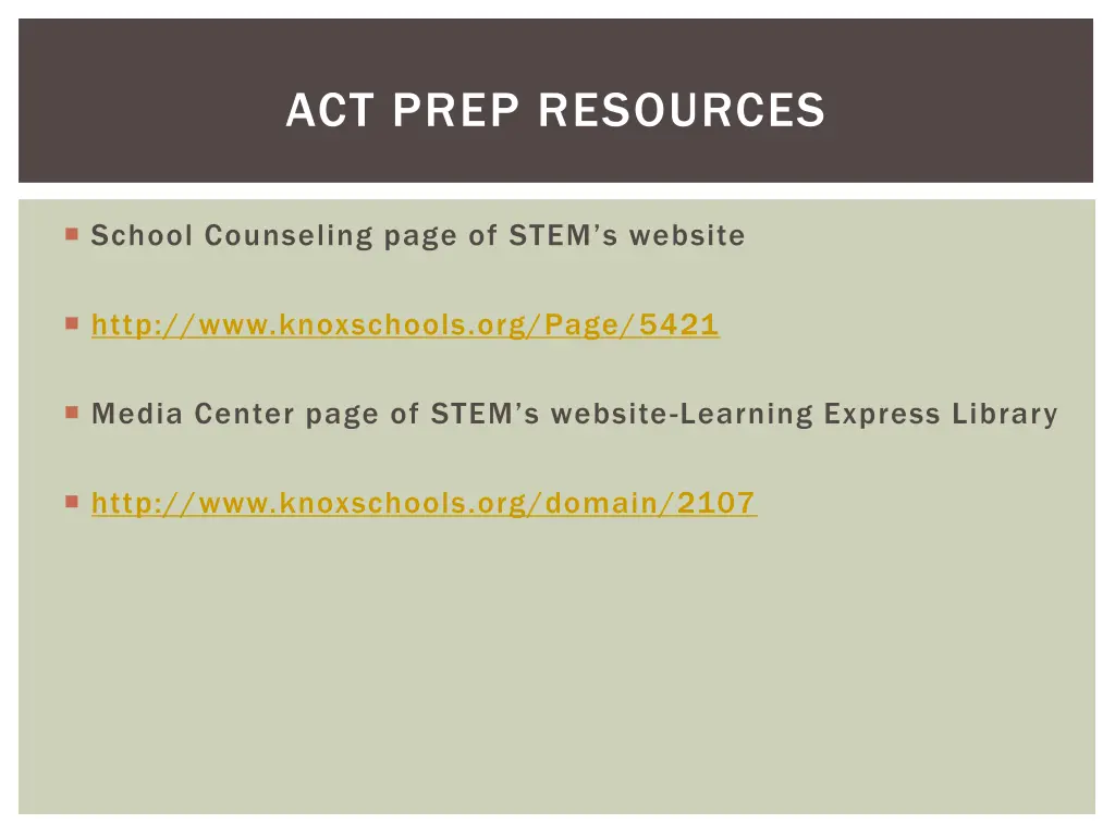 act prep resources