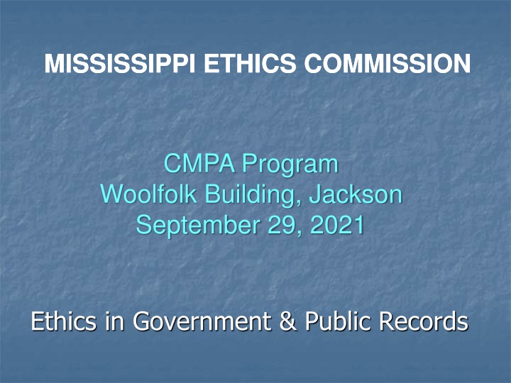 mississippi ethics commission mississippi ethics