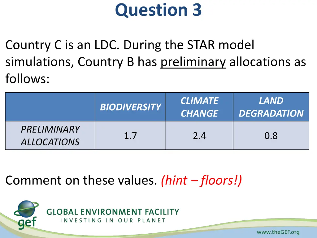 question 3