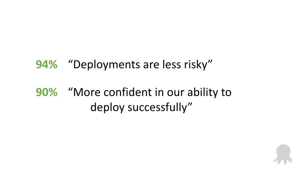 94 deployments are less risky