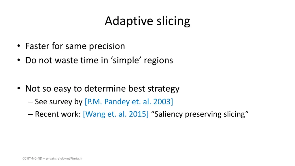 adaptive slicing 3