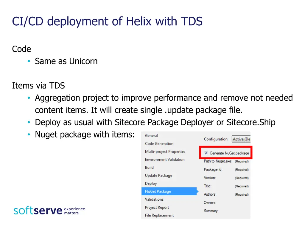 ci cd deployment of helix with tds