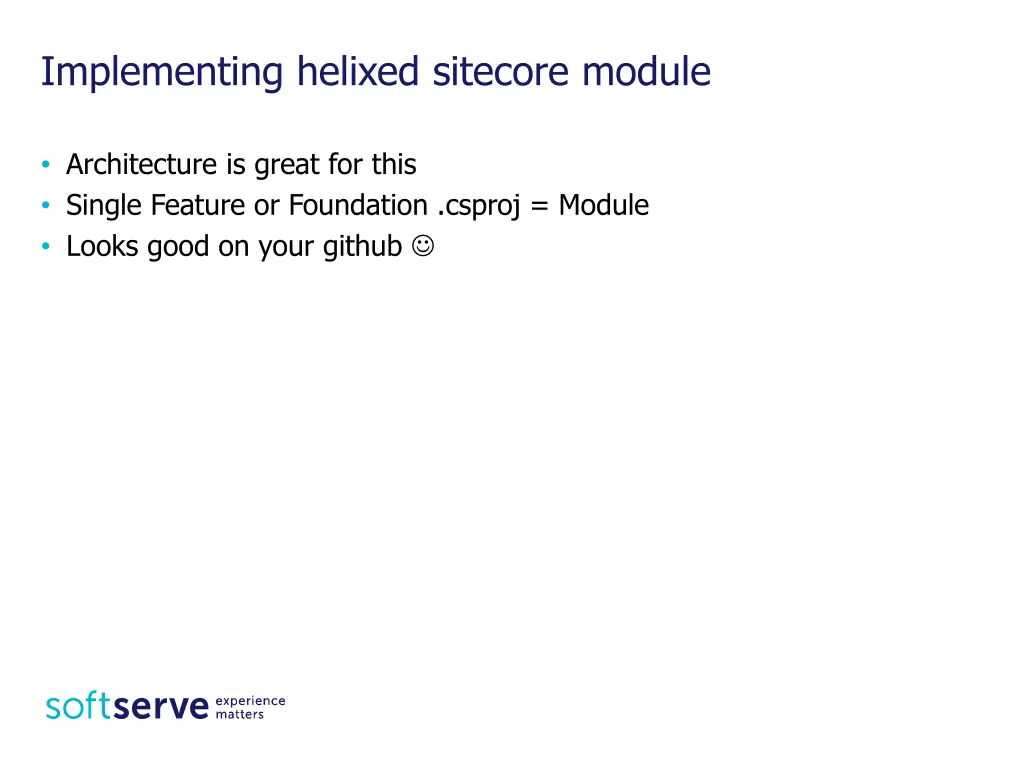 implementing helixed sitecore module