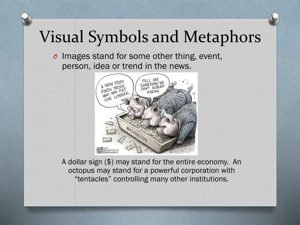 visual symbols and metaphors