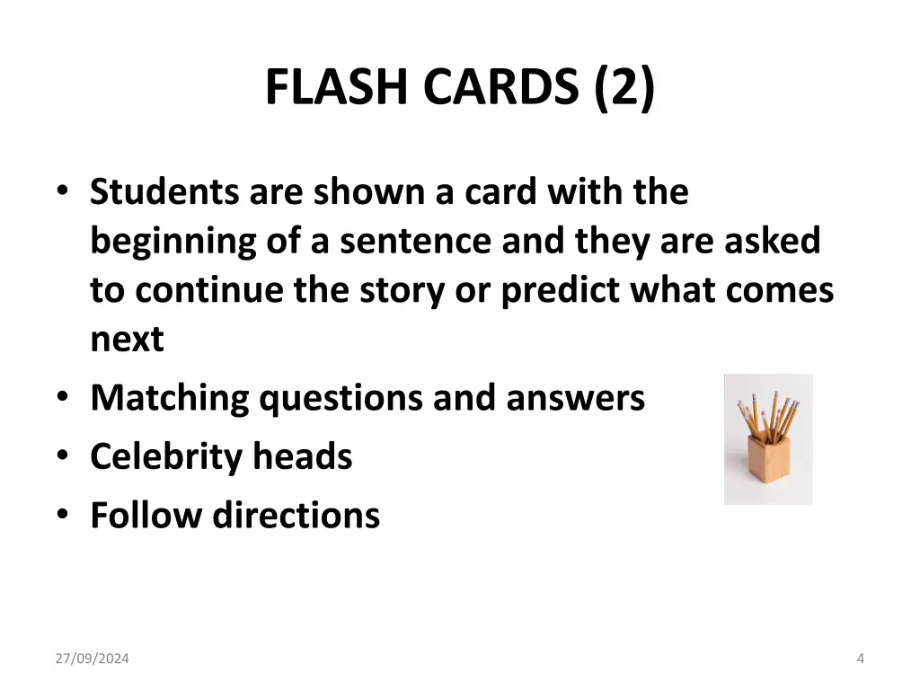 flash cards 2