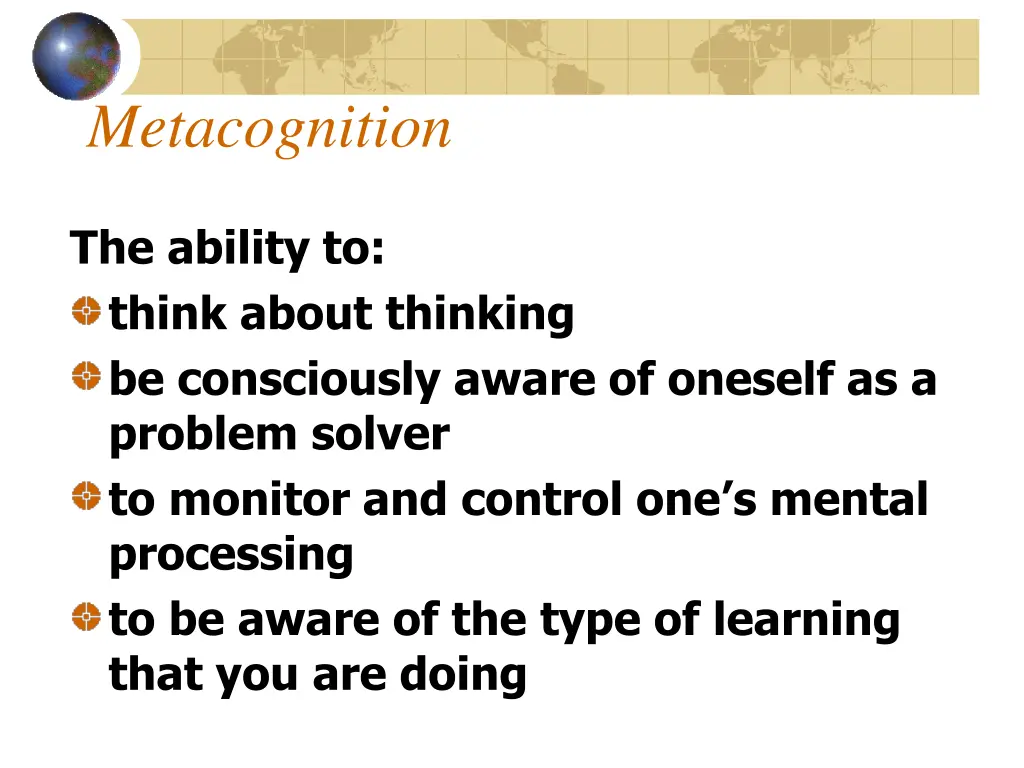 metacognition