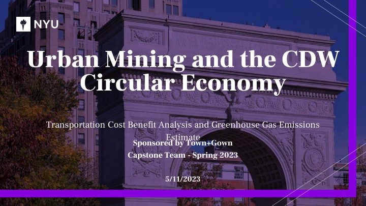 urban mining and the cdw circular economy