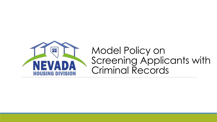 model policy on screening applicants with