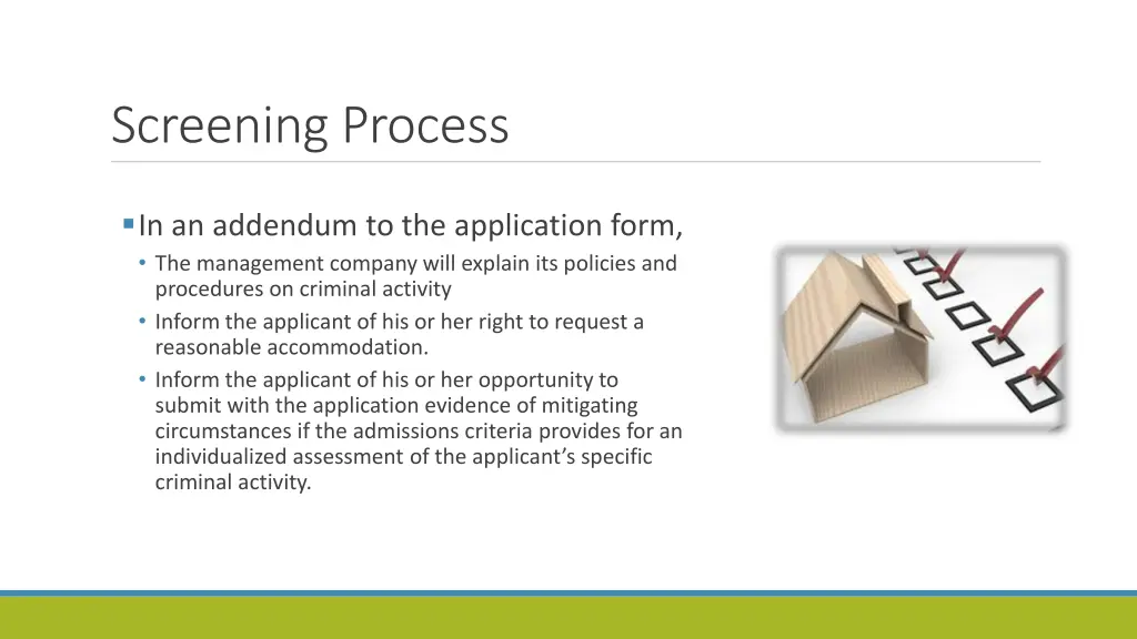 screening process