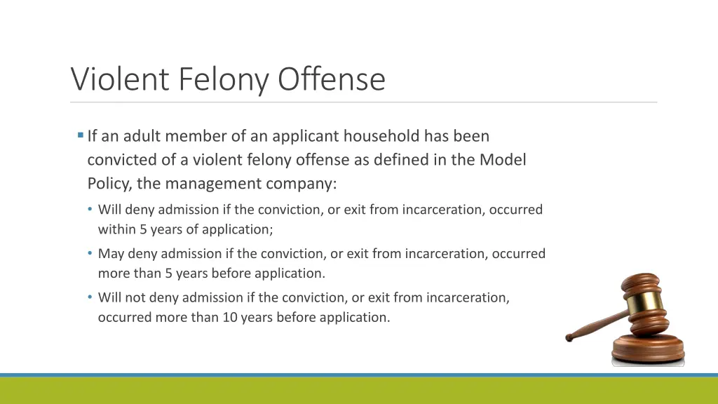 violent felony offense