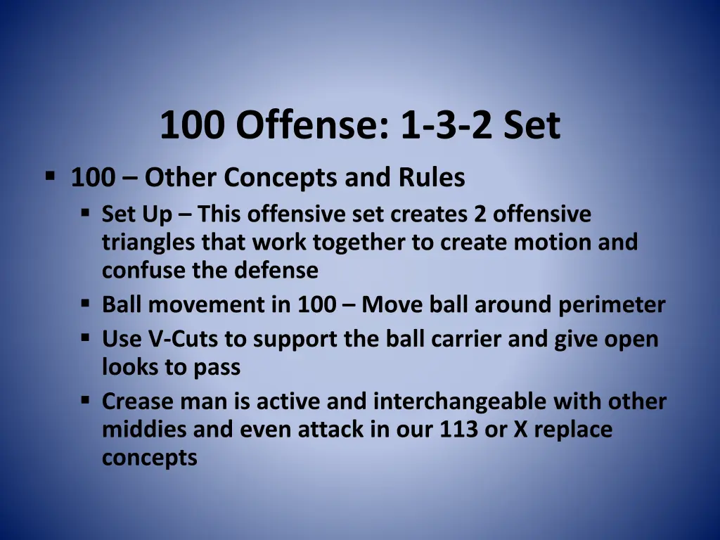 100 offense 1 3 2 set 100 other concepts