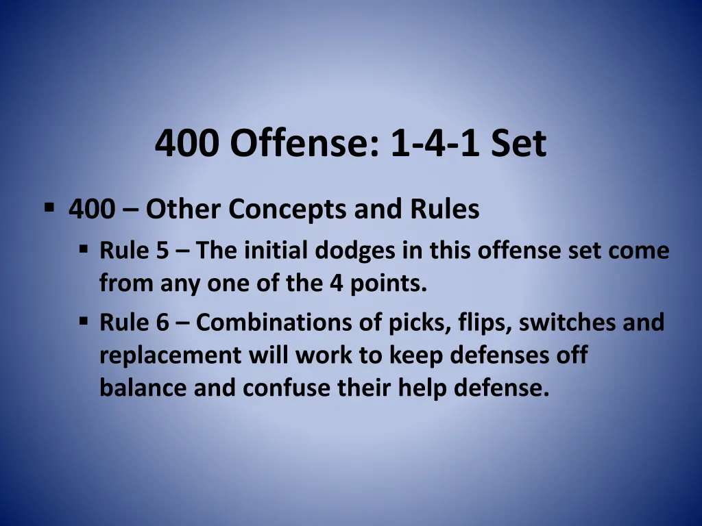 400 offense 1 4 1 set 1