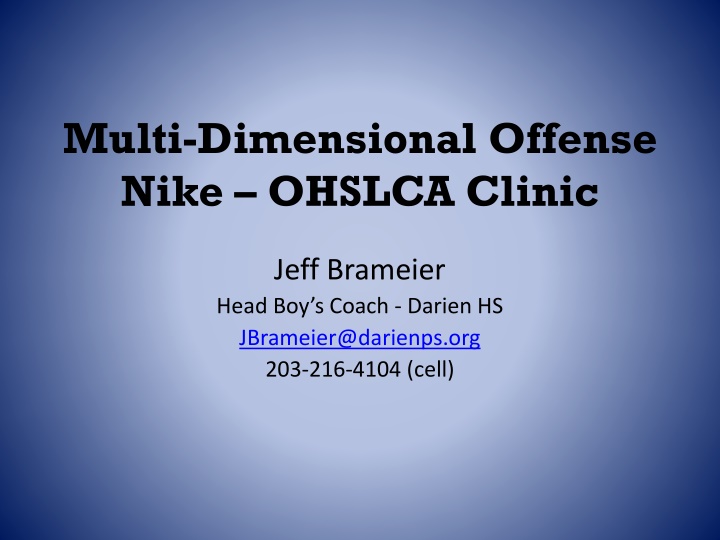 multi dimensional offense nike ohslca clinic